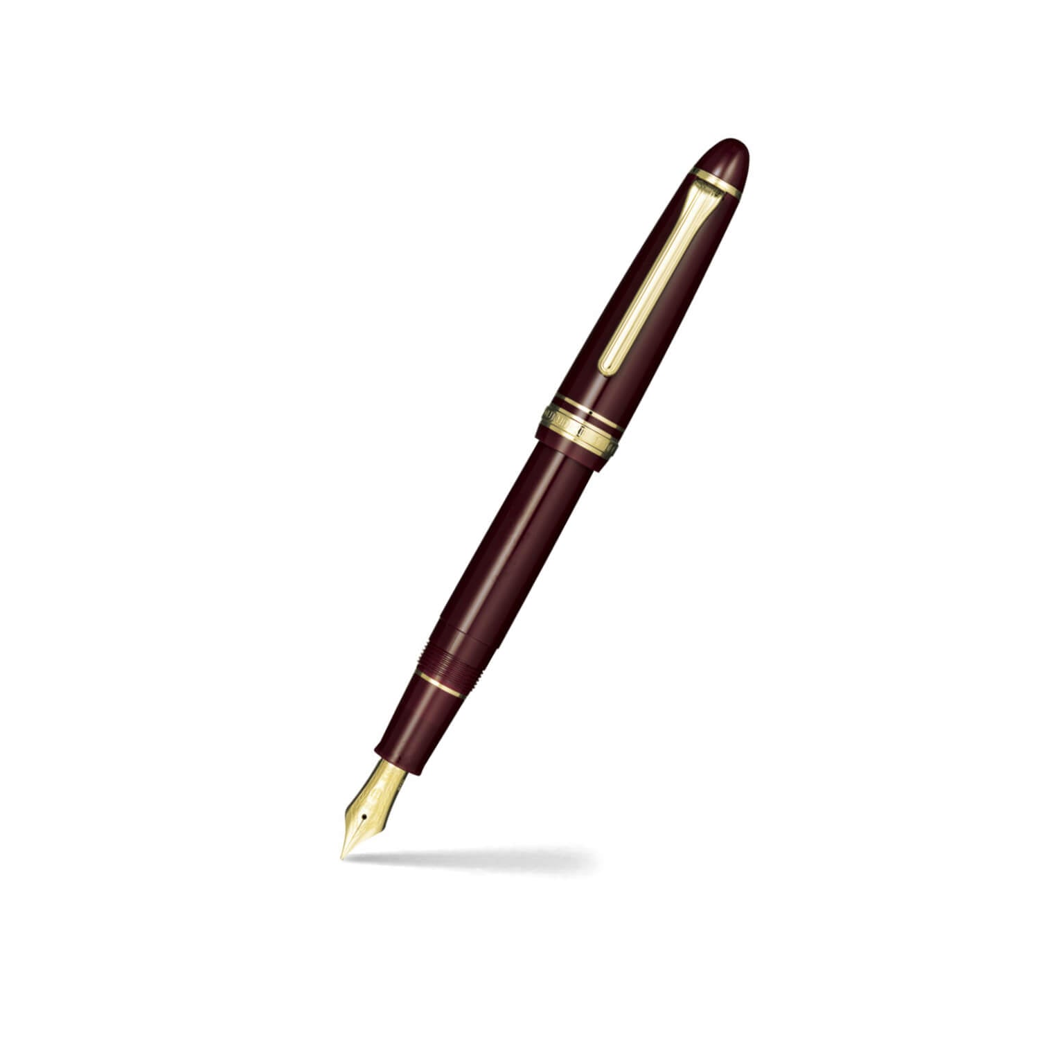 Sailor 1911 Standard 14K Fountain Pen (Medium) Maroon with Gold Trims PEN PLANET