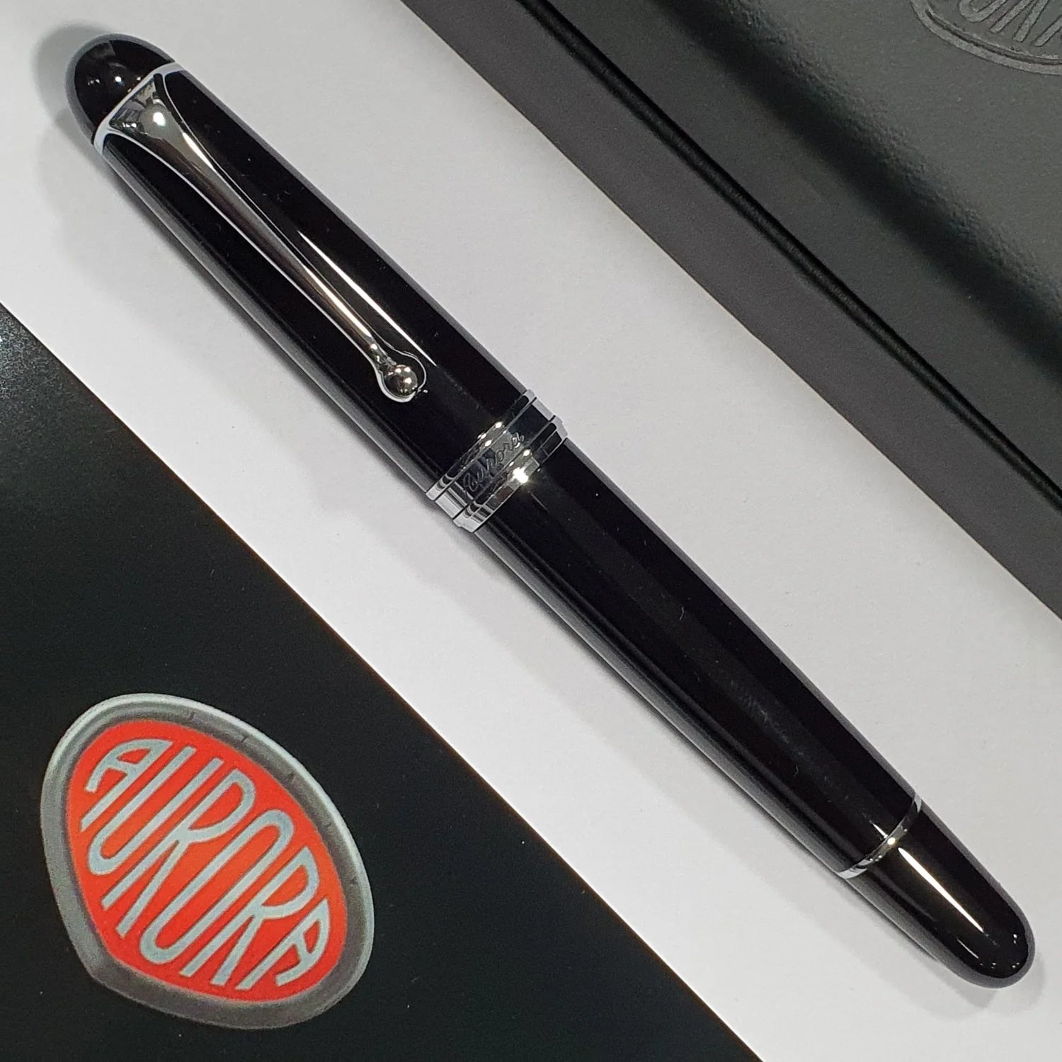 Aurora 88 Black 14K Gold CT Fountain Pen