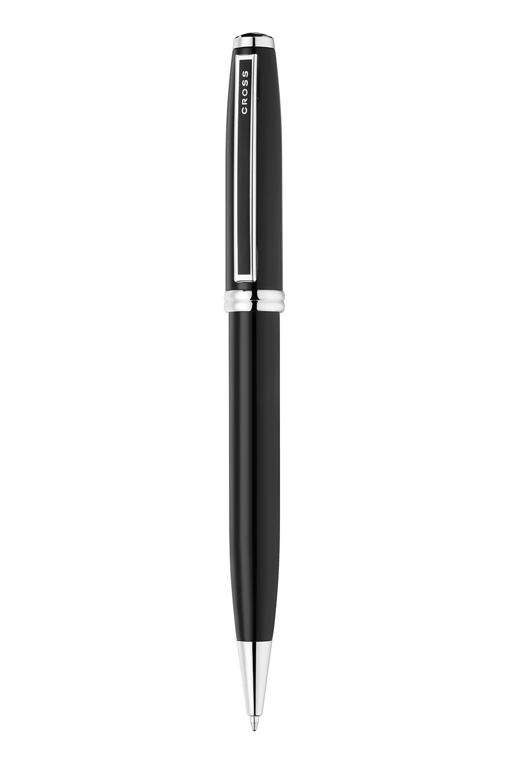 Cross Ashford Glossy Black CT Ballpoint Pen With Small Notebook Gift Set