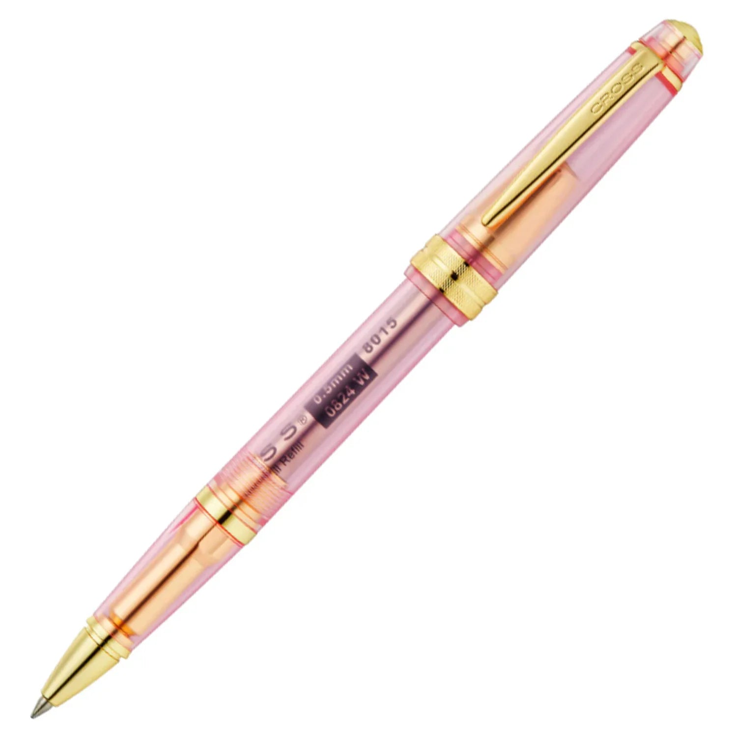 Cross Bailey Light Translucent Pink Sapphire GT Roller Ball Pen
