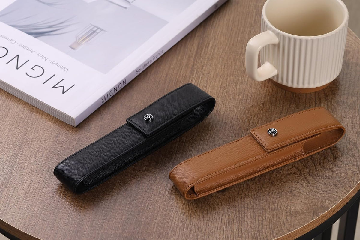 Cross Black Classic Leather Single Pen Case