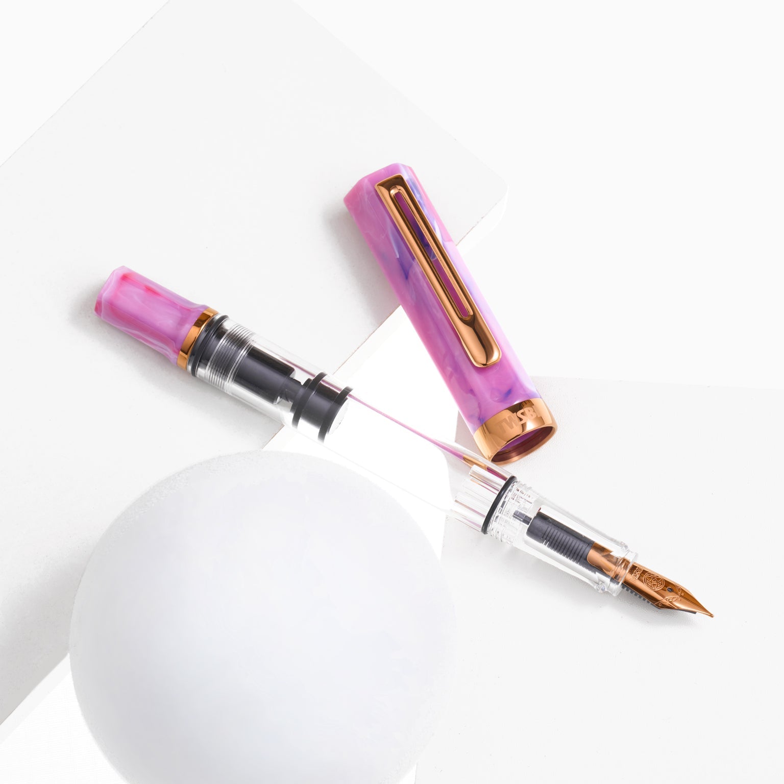 TWSBI ECO Fluorite Purple with Bronze Fountain Pen PEN PLANET