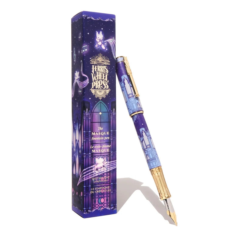 Ferris Wheel Press The Limited Edition Masque Fountain pen - The Twilight Symphony