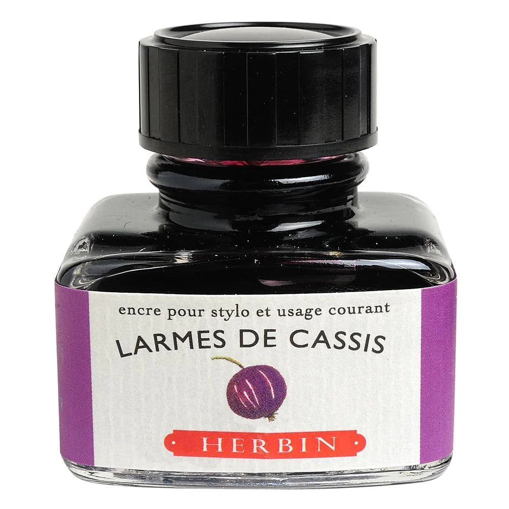 Herbin "D" Ink Bottle Larme de Cassis 30ML 13078T
