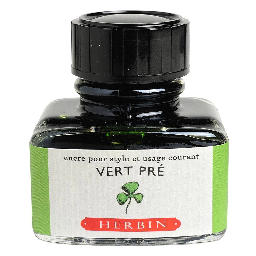Herbin "D" Ink Bottle Vert Pre 30ML 13031T