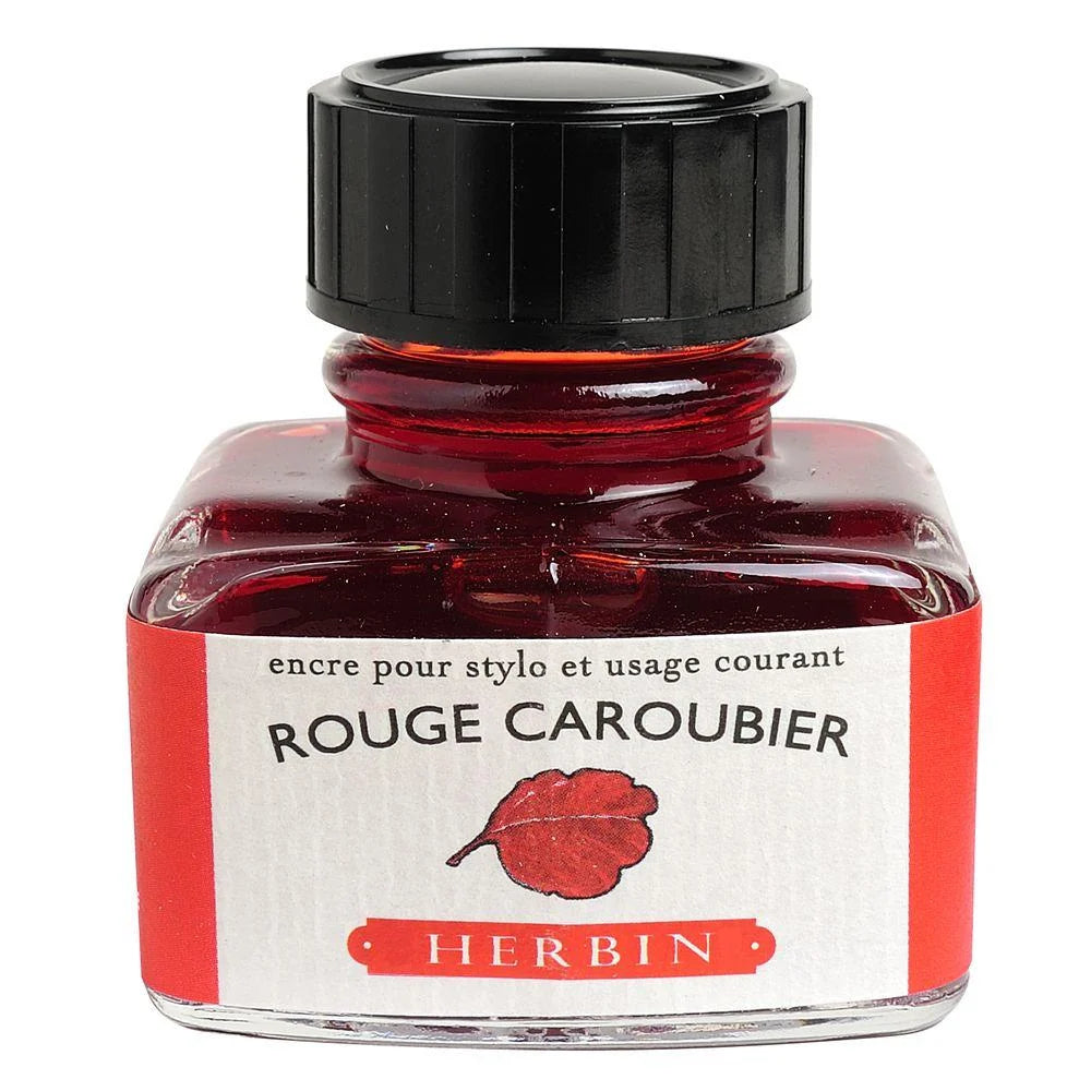 Herbin Ink Bottle Rouge Caroubier 30ML 13022T