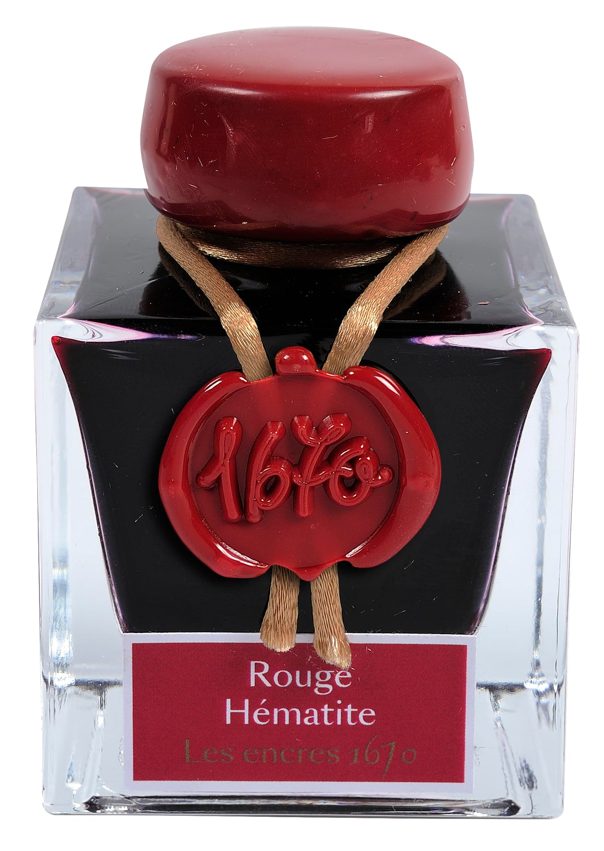 J. Herbin 1670 Anniversary Ink Bottle Rouge Hematite 50ml
