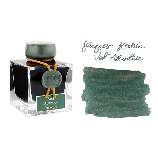 J. Herbin 350th Anniversary Ink Bottle Vert Atlantide 50ml