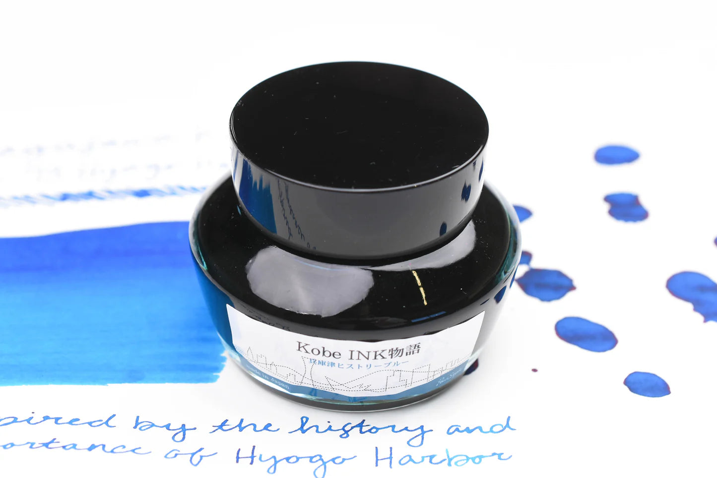 Kobe Ink No.73 Hyogo Harbor History Blue