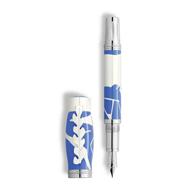 Montblanc Blue & White Masters of Art Homage to Henri Matisse Limited Edition 4810 Fountain Pen