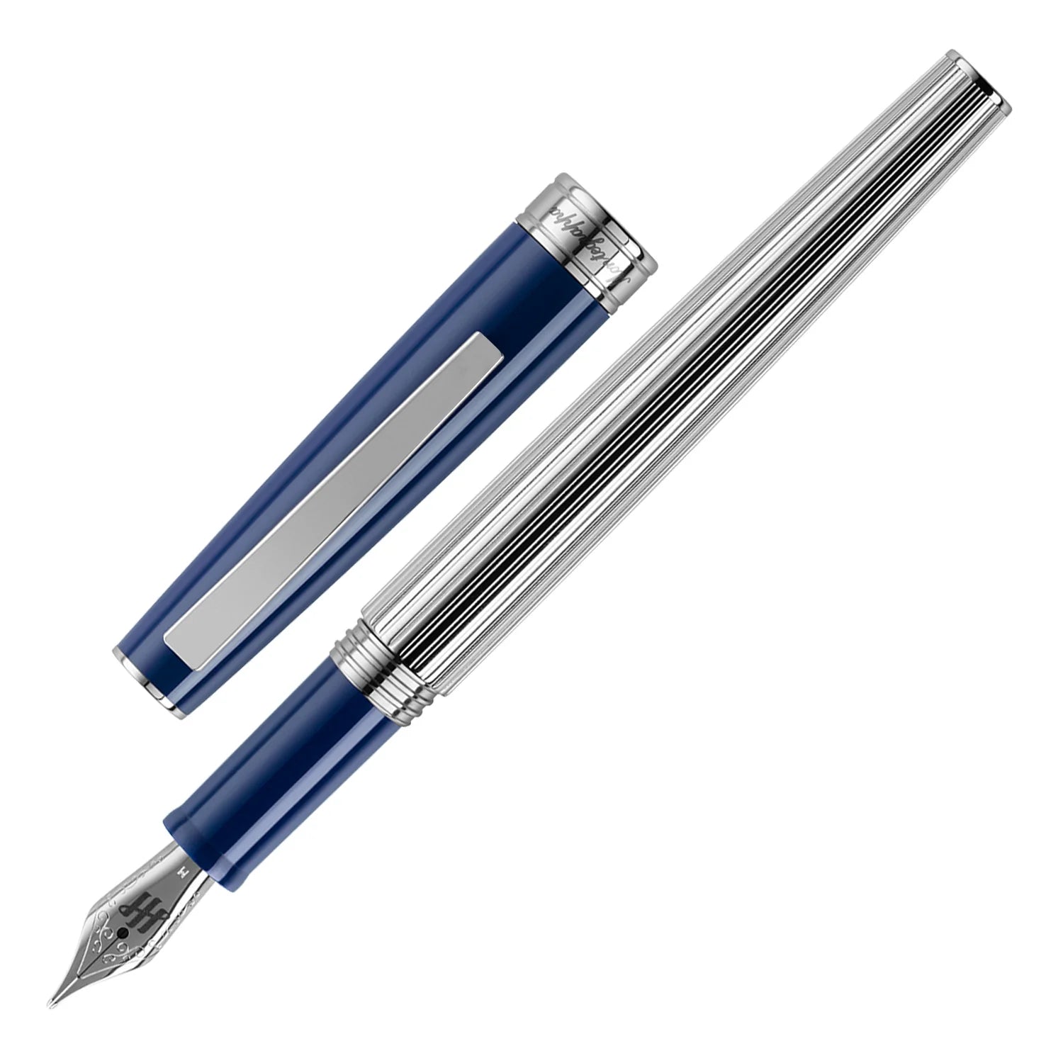 Montegrappa Armonia Duetto Fountain Pen - Navy Blue