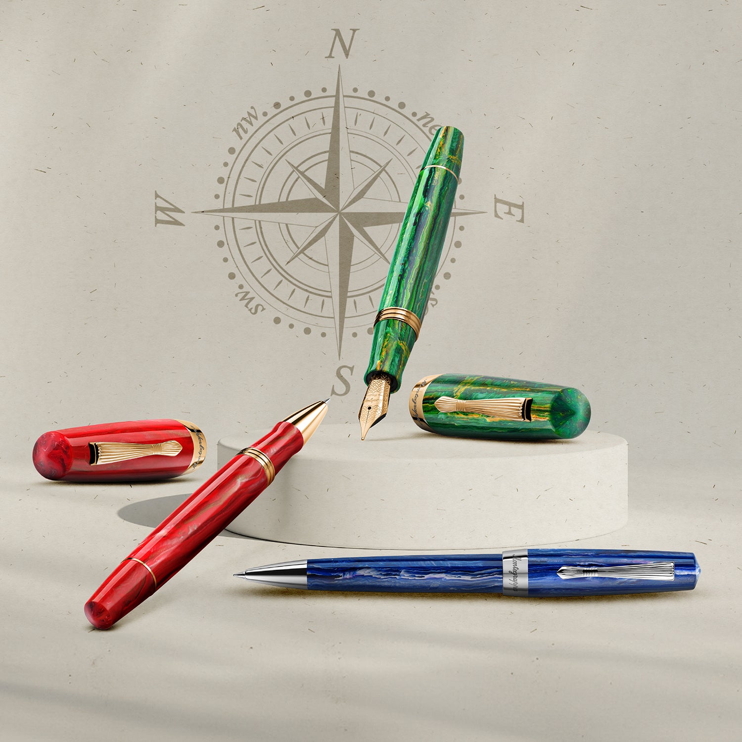 Montegrappa Elmo 02 Ventorum Auster Piston Fountain pen