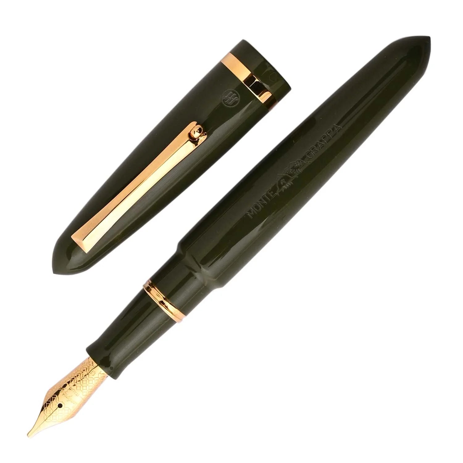 Montegrappa Venetia Fountain Pen - Lagoon Green GT