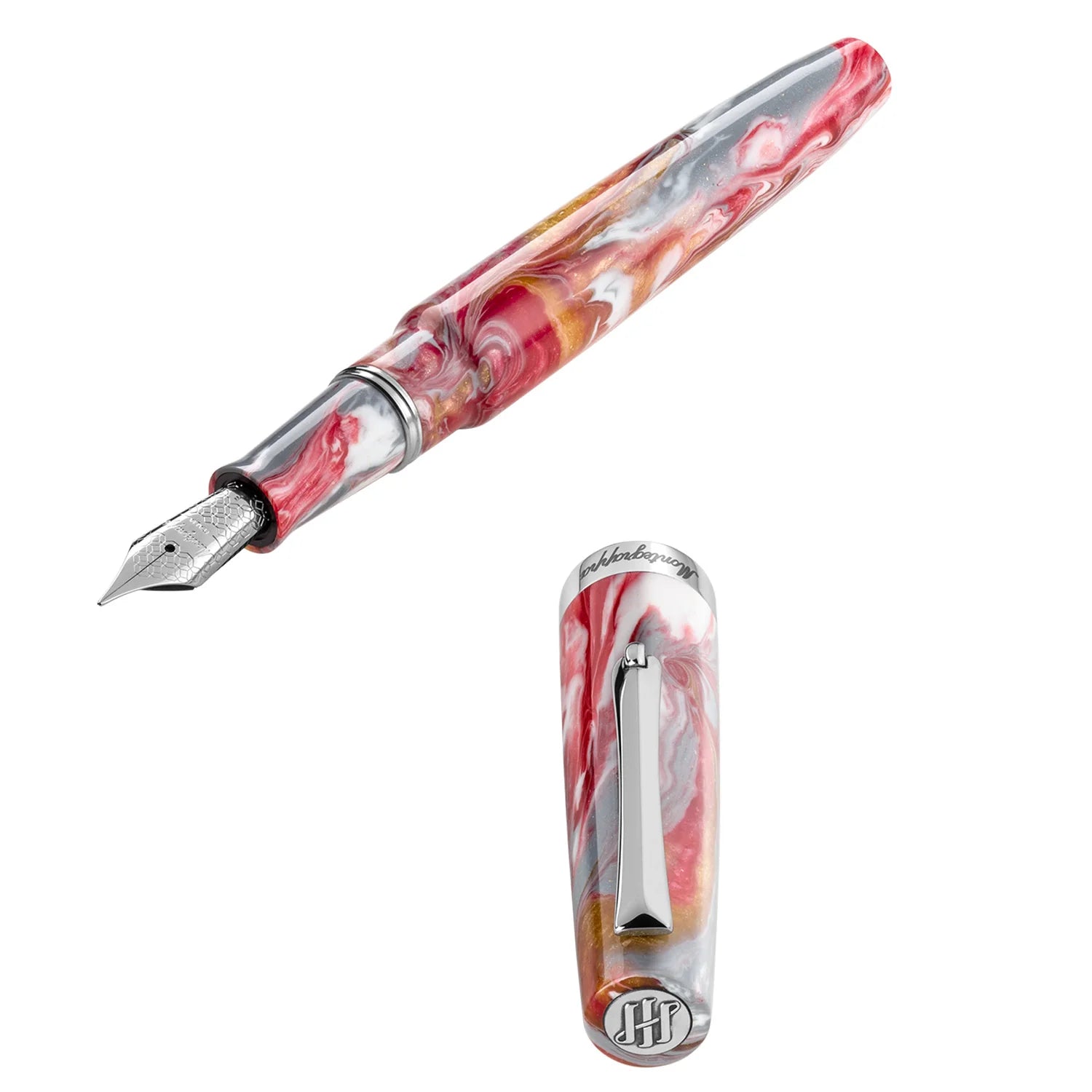 Montegrappa Venetia Tarvisium Fountain Pen - Paris in Bloom CT