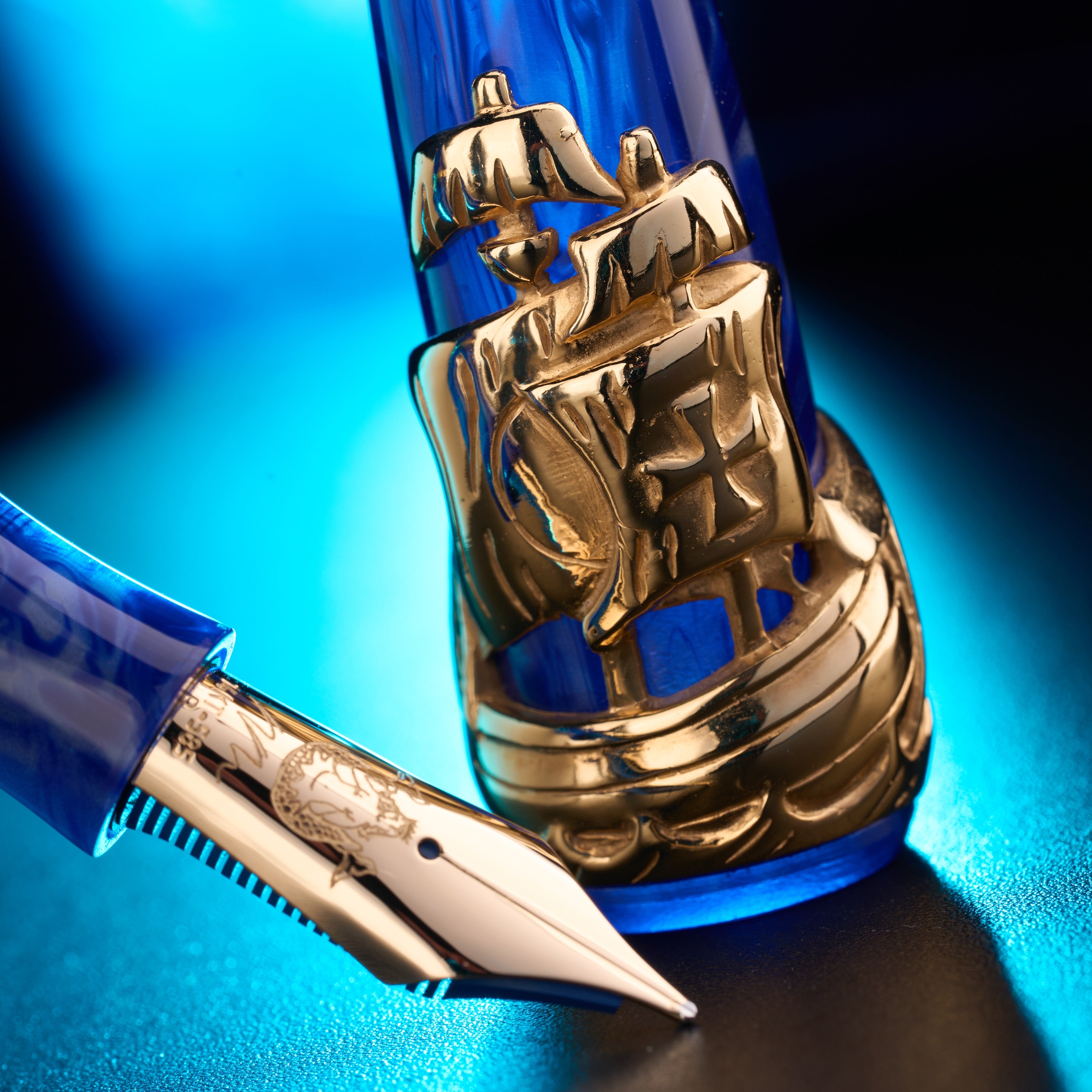Nino Marino Signature Columbus Gold Fountain pen