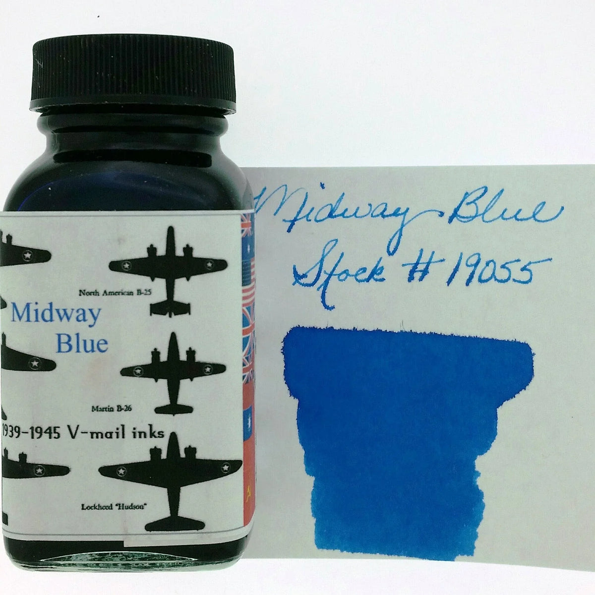 Noodler's Ink Bottle V-Mail Midway Blue 88 ML 19055