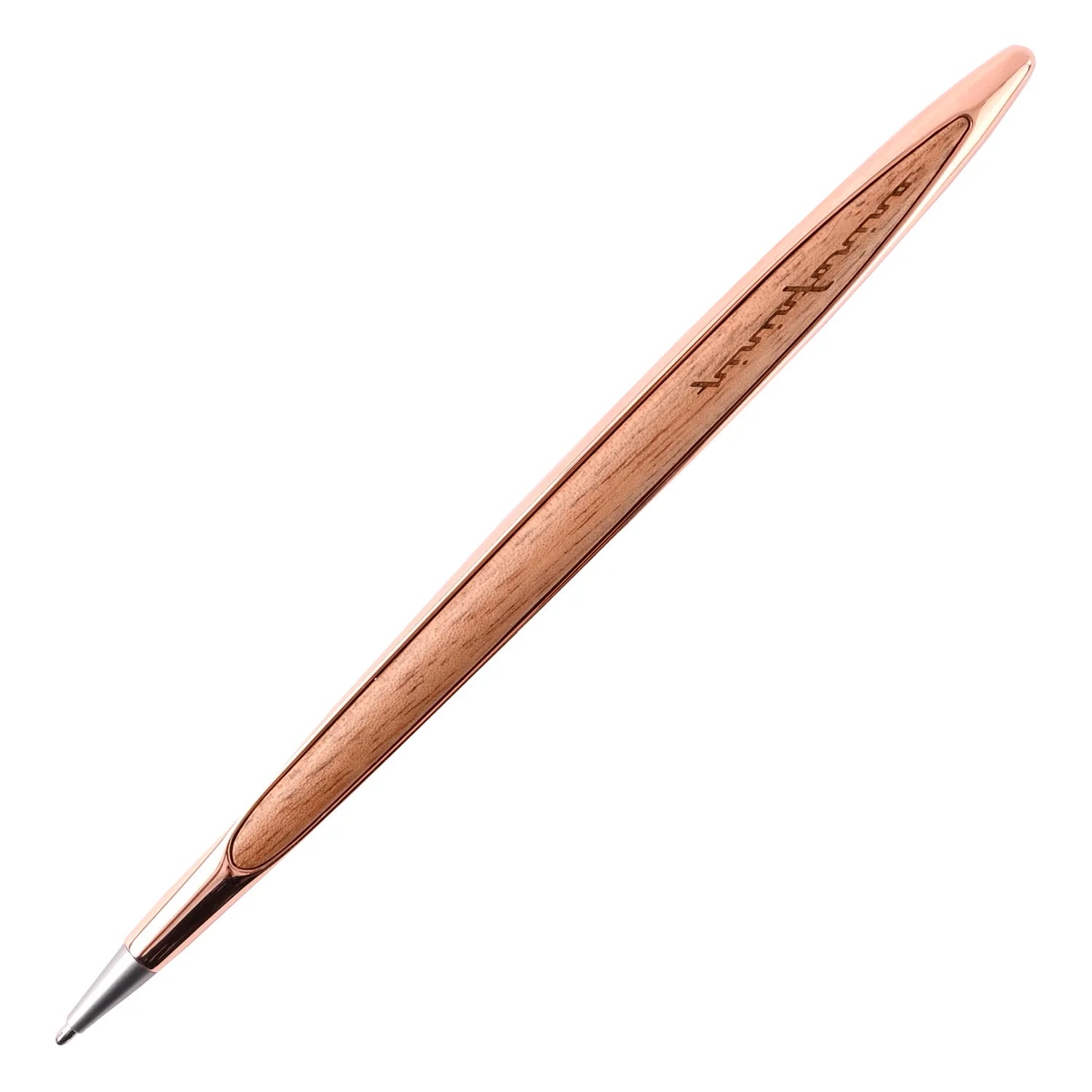 Pininfarina Segno Cambiano Walnut Edition Ball Pen - Rosegold