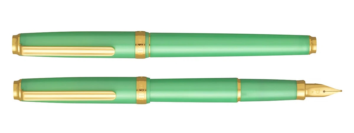 Platinum BISO Fountain Pen - Sparkle Mint Green (Limited Edition)