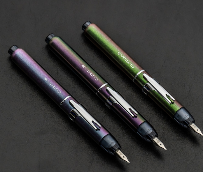 Platinum Curidas Limited Edition Gemstones Retractable Fountain Pen