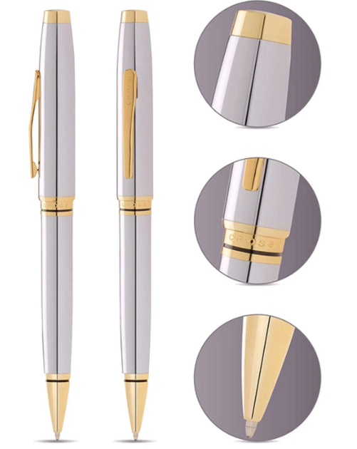 Cross Coventry Polished Chrome GT Ballpoint Pen (Model AT0662-2)