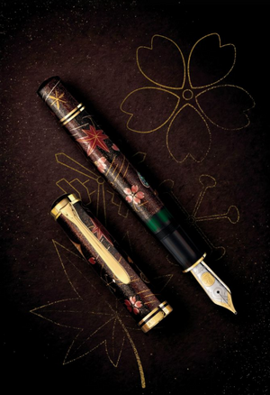 Pelikan M1000 MAKI-E 4 SEASONS LUCKY CHARM limited edition Fountain Pen