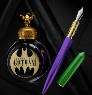 Ferris Wheel Press Batman Edition Marquise Fountain Pen & Ink Set – Joker (Special Edition)
