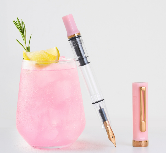 TWSBI Eco Pink Lemonade with Bronze Fountain pen