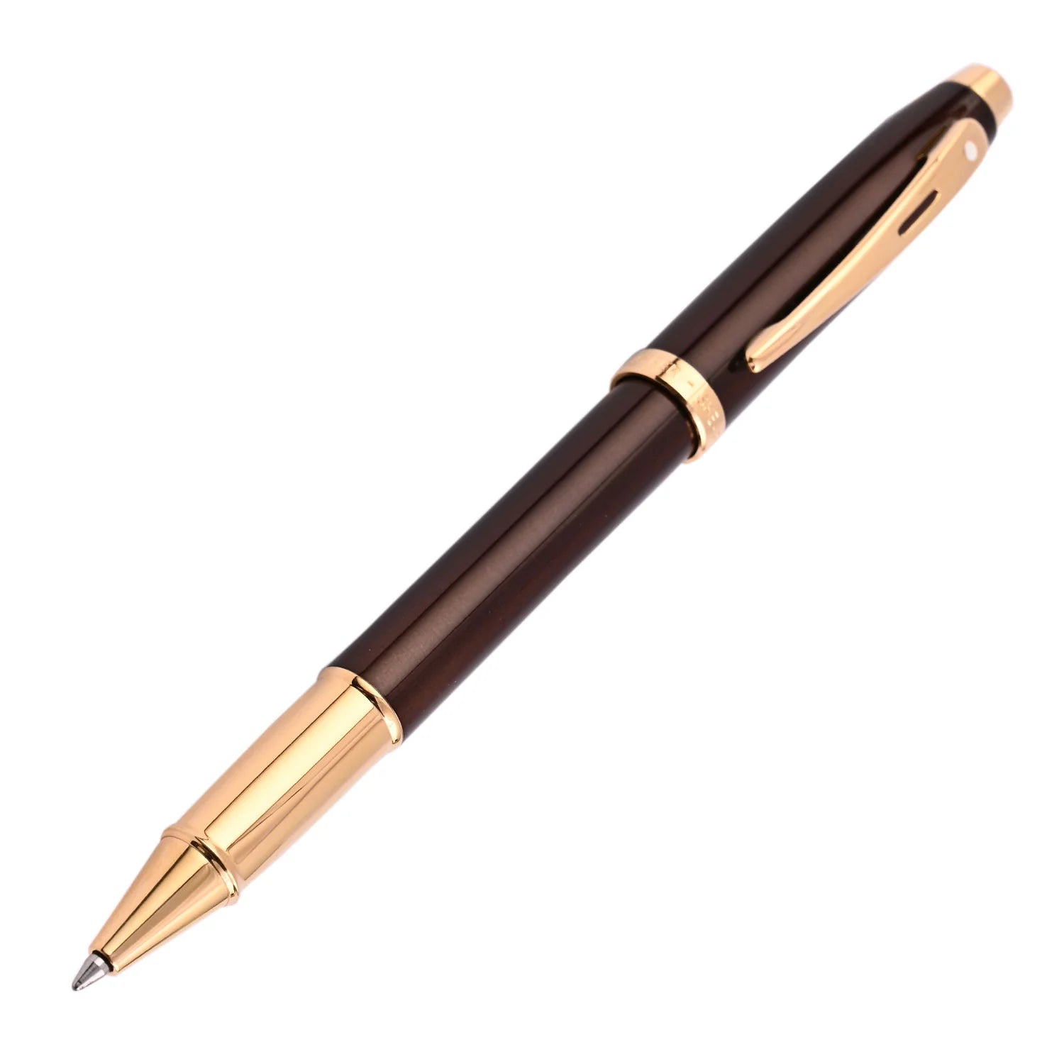 Sheaffer 100 Coffee Brown GT Roller Ball Pen