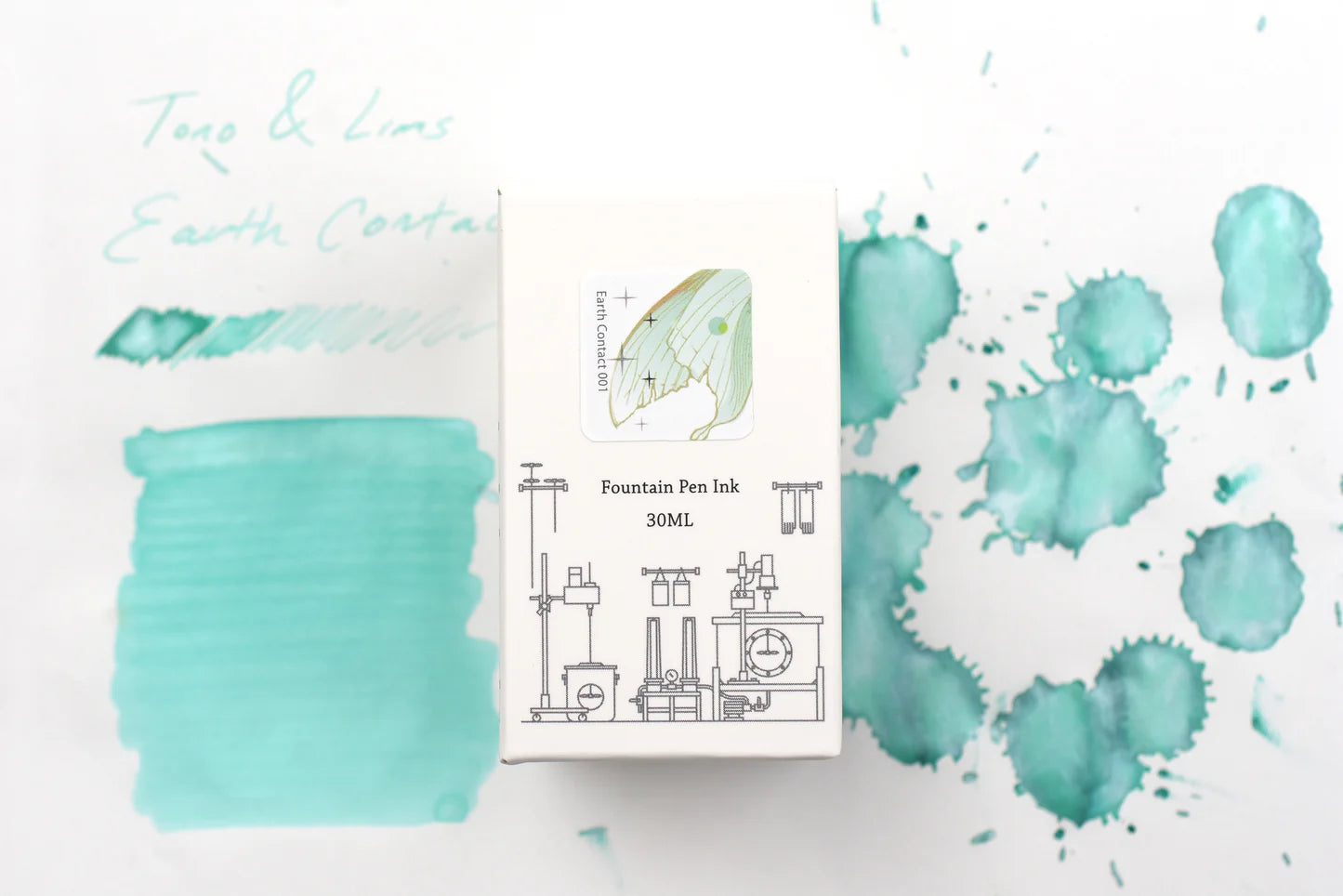 Tono & Lims Ink Bottle - Earth Contact - 001 Phosphophyllite - 30ml 