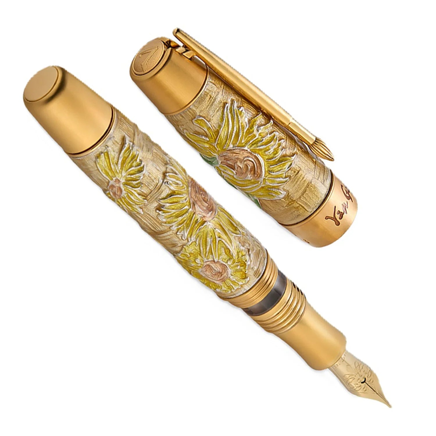 Visconti Dreaming Sunflowers Yellow GT Fountain Pen (Limited Edition)