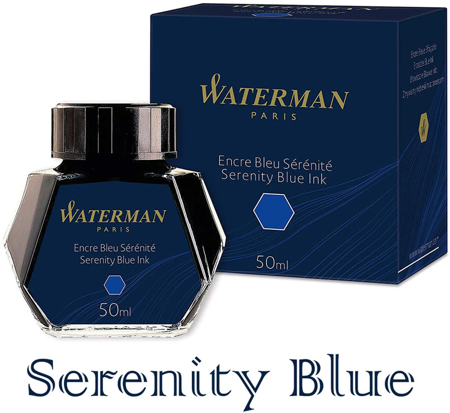 Waterman SERENITY BLUE – 50ML INK BOTTLE