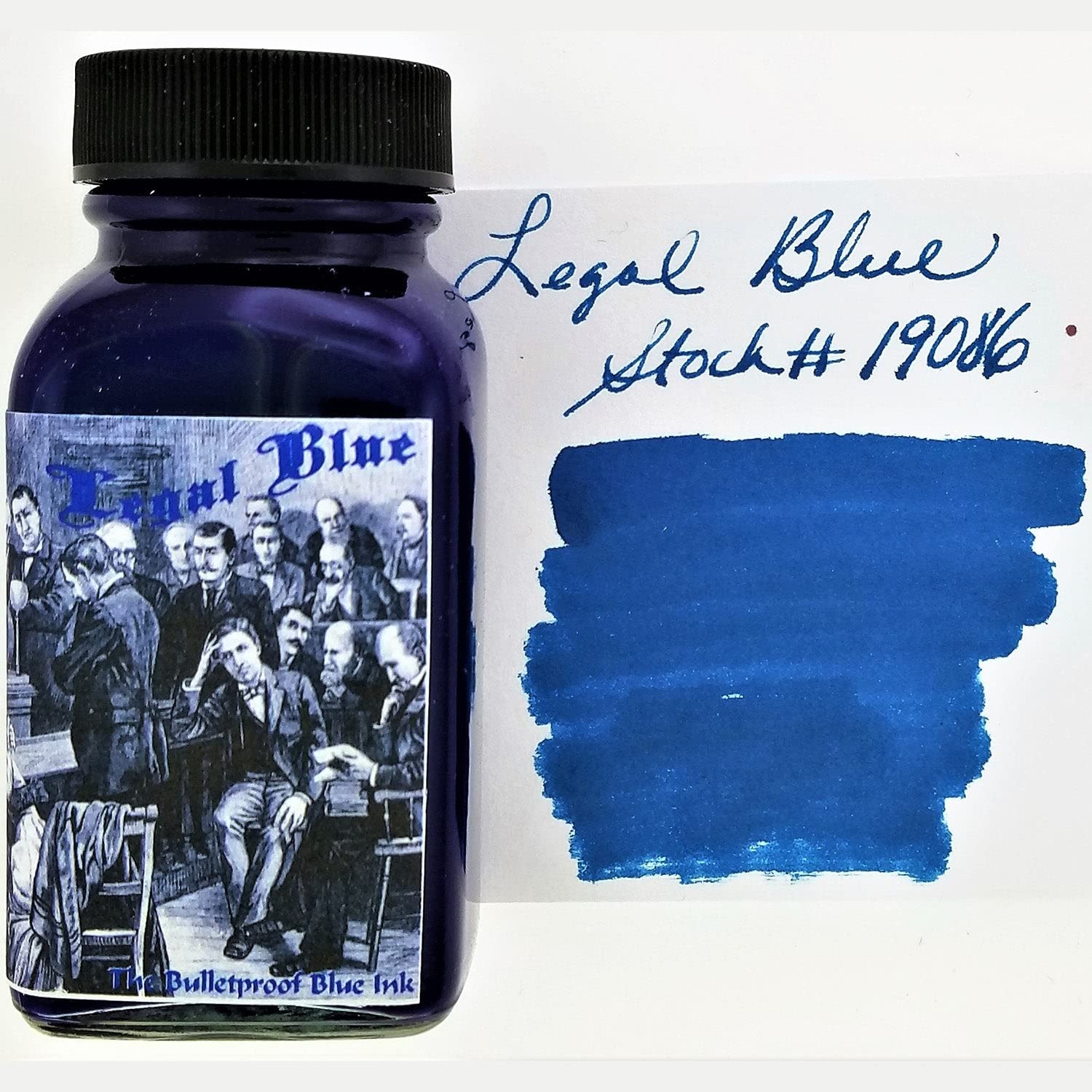 Noodler's 19086 Legal Blue Ink Bottle - 88 ML
