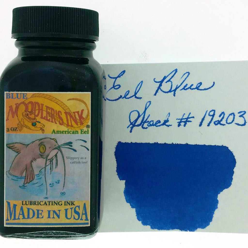 Noodler's 19203 Eel Blue Ink Bottle - 88 ML