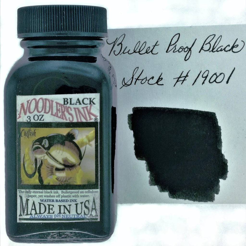 Noodler's 19001 Black Ink Bottle - 88 ML