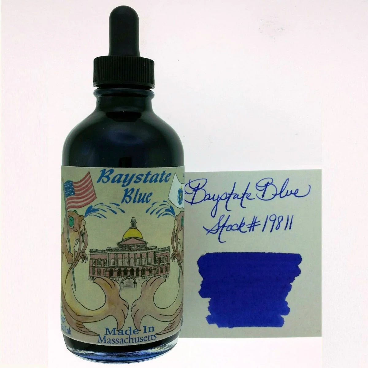 Noodler's 19811 Baystate Blue Ink Bottle - 133 ML